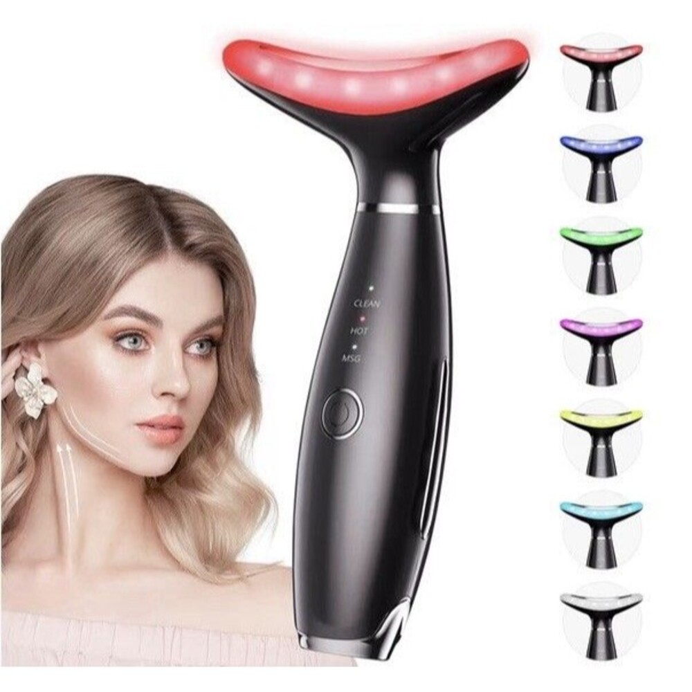 7 Color Galvanic Machines - Red Light Therapy for Face and Neck, Face Massage...